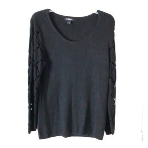 Roz & Ali black long sleeved sweater